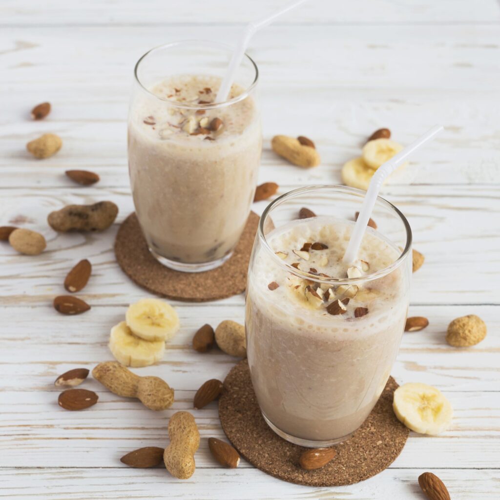 tahini banana smoothie